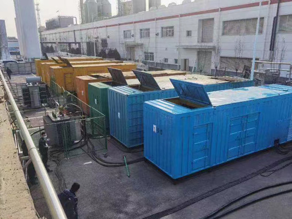 巴彦淖尔柴油发电机出租案例展示